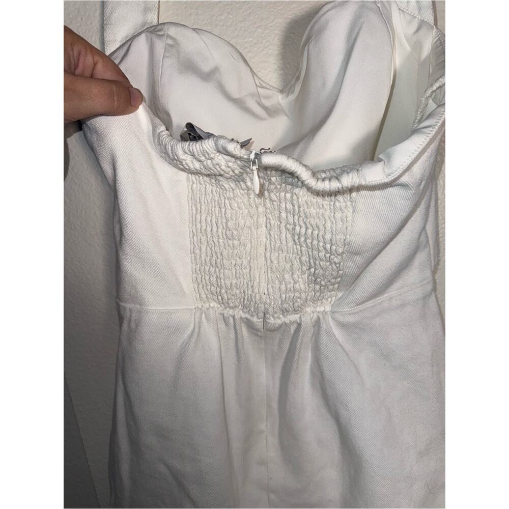 MARE MARE X Anthropologie Halter Cutout Mini bridal shower bachelorette Dress XS - Picture 7 of 9